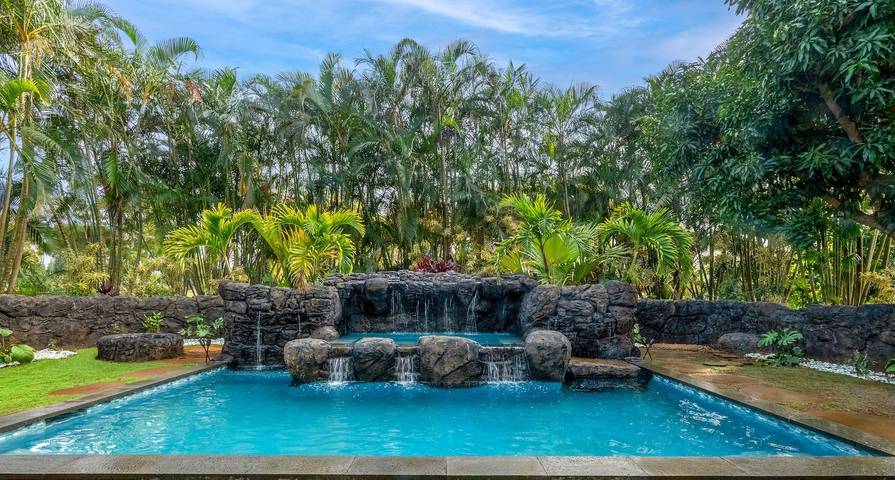 Ferienhaus für 12 Personen, mit Balkon und Garten, kinderfreundlich auf Hawaii