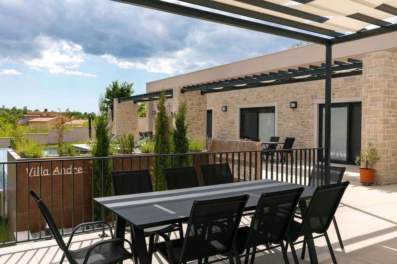 Villa für 8 Personen mit Balkon/Terrasse in Vizinada, Zentralistrien