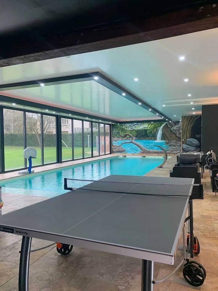 Chalet pour 7 personnes, avec terrasse et piscine, animaux acceptés
