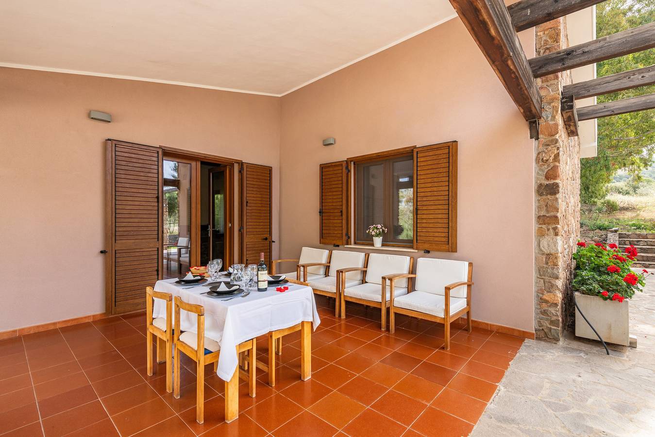 Casa de vacaciones 'Casa Suestellas' con jardín y Wi-Fi in Teulada (Italia), Provincia de Cagliari