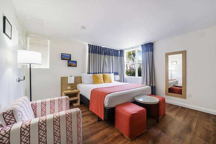 Apartahotel para 3 personas, con jardín en Miami Beach