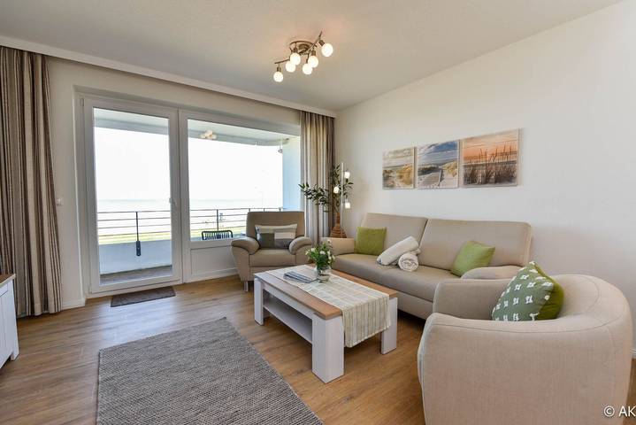 Ferienwohnung für 2 Personen, mit Balkon in Cuxhaven