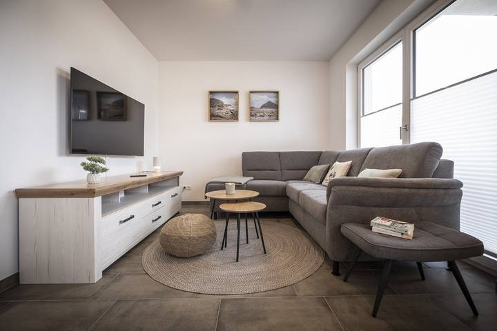 Ferienwohnung für 6 Personen, mit Garten und Sauna sowie Terrasse und Seeblick, mit Haustier in Landkreis Grafschaft Bentheim - 3