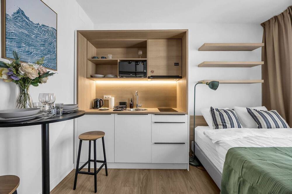 Appartement entier, Praga Studio with Air-Con - 140m Metro, near Pge Narodowy Stadium in Varsovie, Mazovie