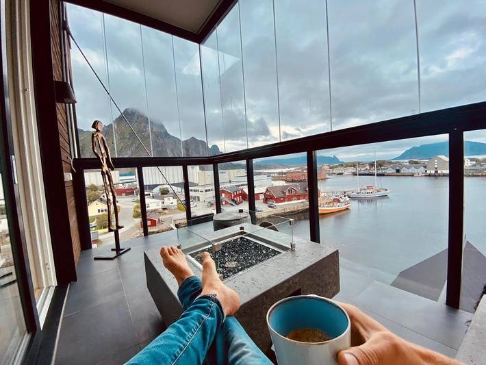 Gîte pour 5 personnes, avec vue et balcon dans Svolvær - 4