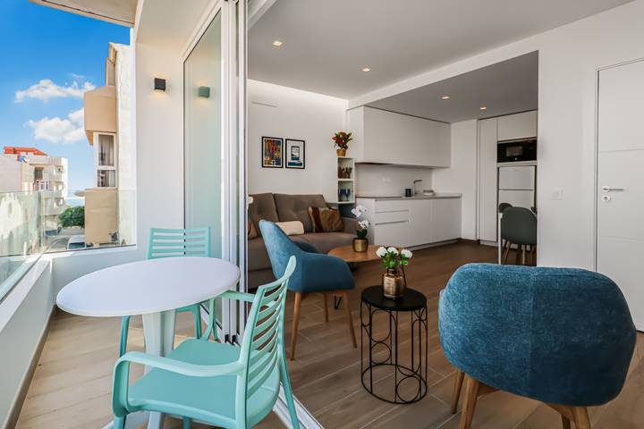 Apartamento para 4 personas, con balcón, Familias con niños en Melenara