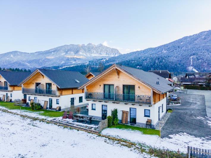Ferienhaus für 6 Personen, mit Balkon und Terrasse sowie Garten in Rattendorf