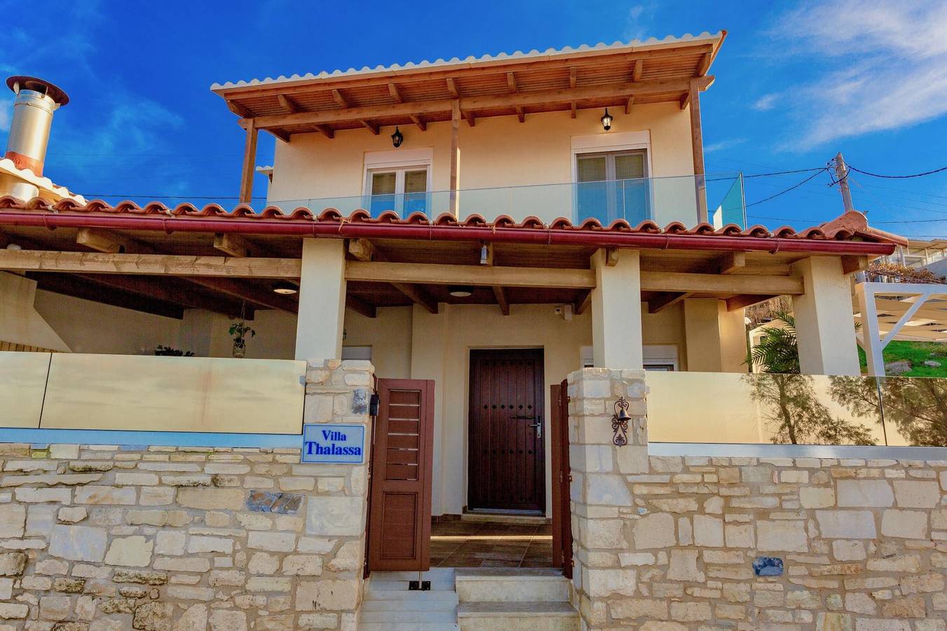 Villa für 10 Personen mit Terrasse in Skaleta, Rethymno und Umgebung