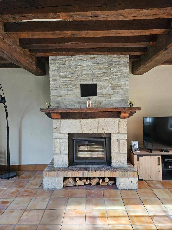 Le Domaine de Baracas - Le Grand Gîte 4 étoiles - piscine-billard-baby-foot-cheminée - 14 personnes in Huisseau-sur-Mauves, Vallée de la Loire