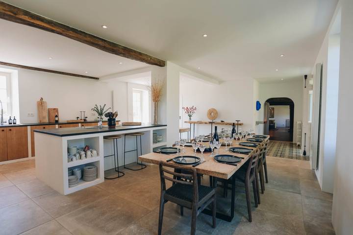Location de vacances pour 14 personnes, avec terrasse ainsi que jardin et sauna à Loix - 3