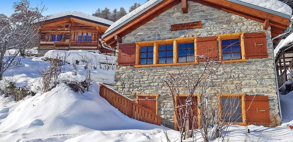 Ferienhaus für 5 Personen, mit Garten und Terrasse in Ayent