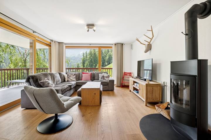 Hütte für 9 Personen, mit Balkon und Sauna sowie Balkon/Terrasse in Grimentz