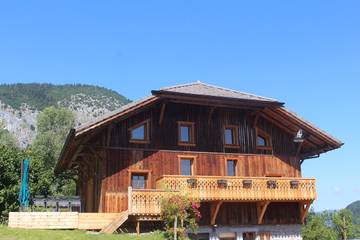Gîte pour 10 personnes, avec jardin et balcon à Châtillon-sur-Cluses