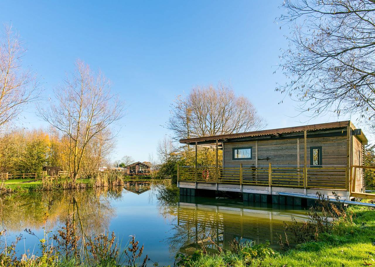 Floating Lodge in Longleat Forest, Wiltshire