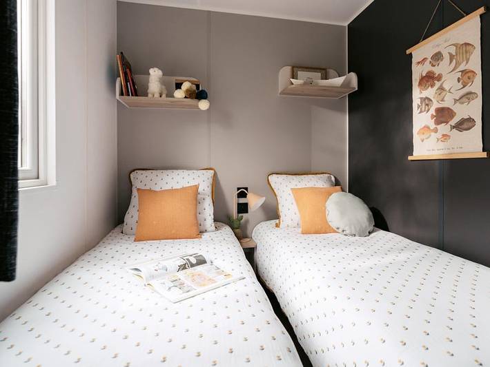 Camping Les Flots-Atlantique Village 2  - Mobilheim 4 personen - Cosy 2 | Clim in Saint-Pierre-d'Oléron, Côte de Beauté