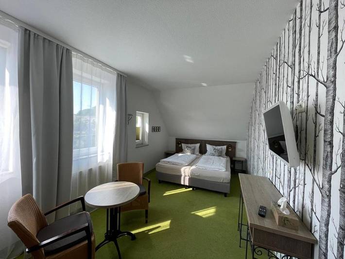 Ferienwohnung für 2 Personen, mit Garten und Ausblick in Drei Gleichen