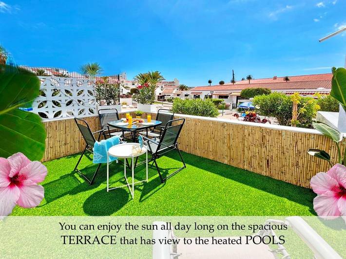 Bungalow für 4 Personen, mit Ausblick und Pool sowie Garten und Kinderpool an der Costa Adeje - 2