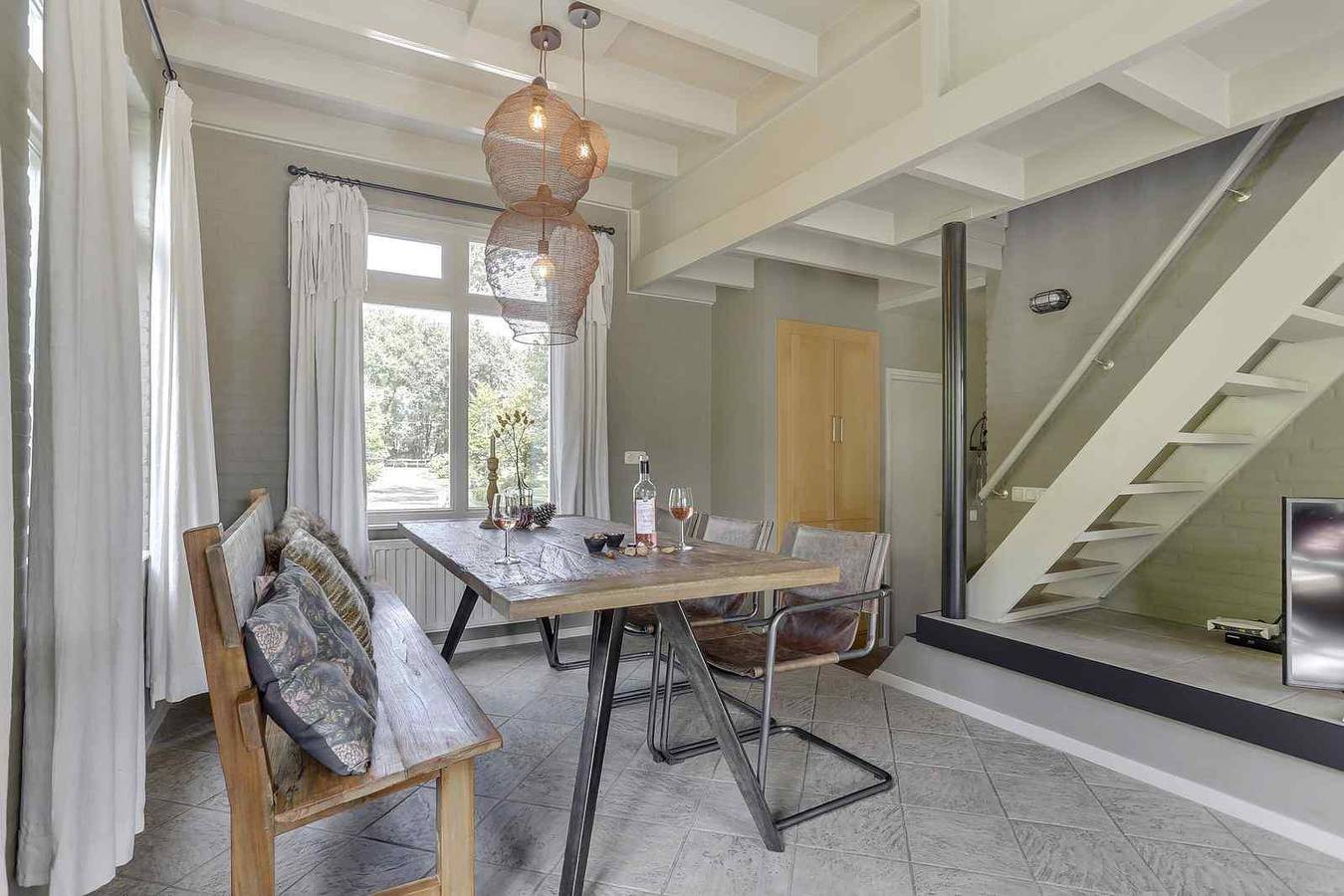 Prachtig 6 persoons vakantiehuis met hottub in Noord Brabant in Uden, Noord-Brabant