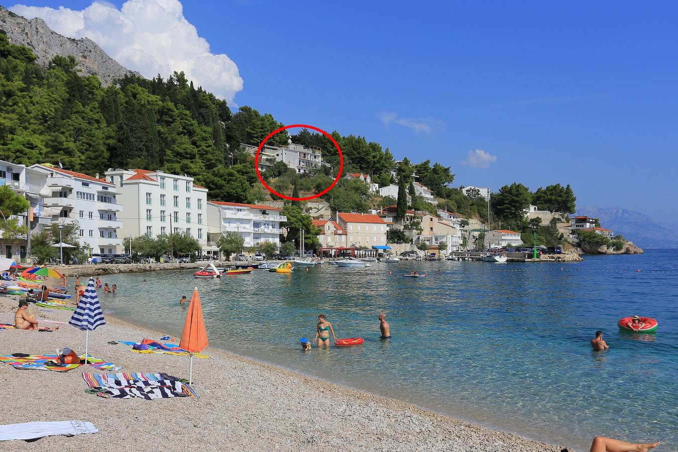 Cały apartament, Dwupokojowy apartament z tarasem i widokiem na morze Mimice, Omis A-18148-a in Mimice, Omiš-Riviera