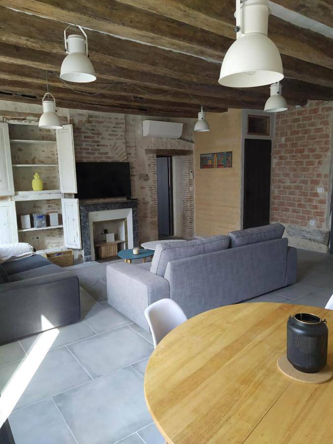 Gîte pour 4 personnes, avec terrasse et jardin, animaux acceptés à Coullons