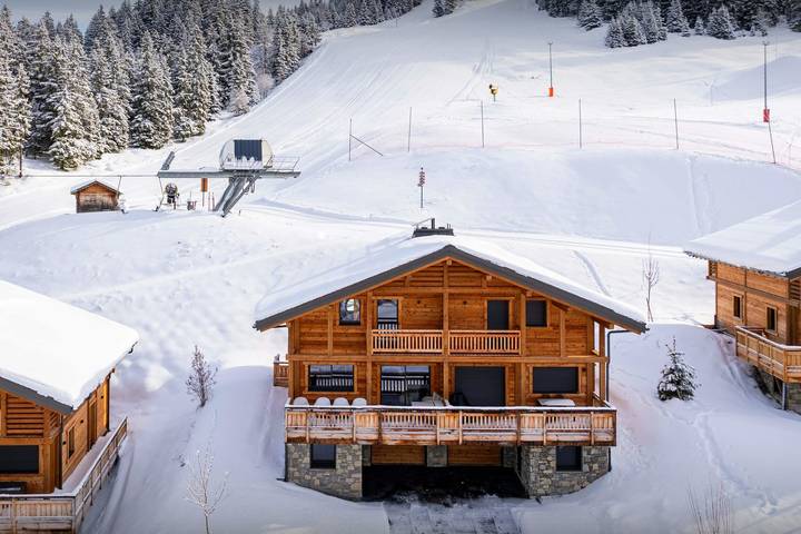 Chalet pour 8 personnes, avec terrasse et vue, adapté aux familles