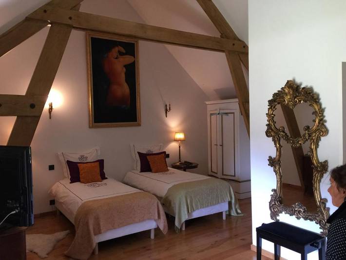 Chambre d’hôte pour 5 personnes, avec jardin ainsi que piscine et vue, animaux acceptés dans l' Eure - 4
