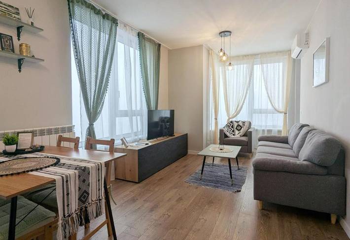 Apartament wakacyjny dla 4 osób, z Balkon i Taras oraz Widok w Sofia