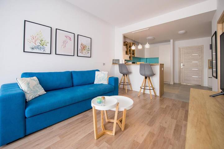 Appartement de vacances pour 4 personnes, avec Balcon et Terrasse ainsi que Jardin et Vue