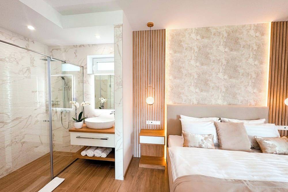 Ganze Wohnung, Prémium apartman Tihany központjában, kültéri jacuzzival és infraszaunával. in Tihany, Balatonfüredi járás