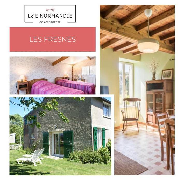 Location de vacances pour 4 personnes, avec terrasse et jardin à Sainte-Honorine-des-Pertes