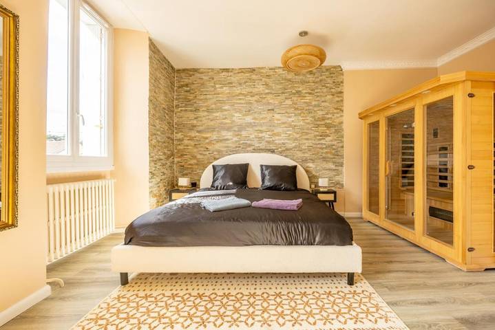 Appartement de vacances pour 8 personnes, avec vue et sauna