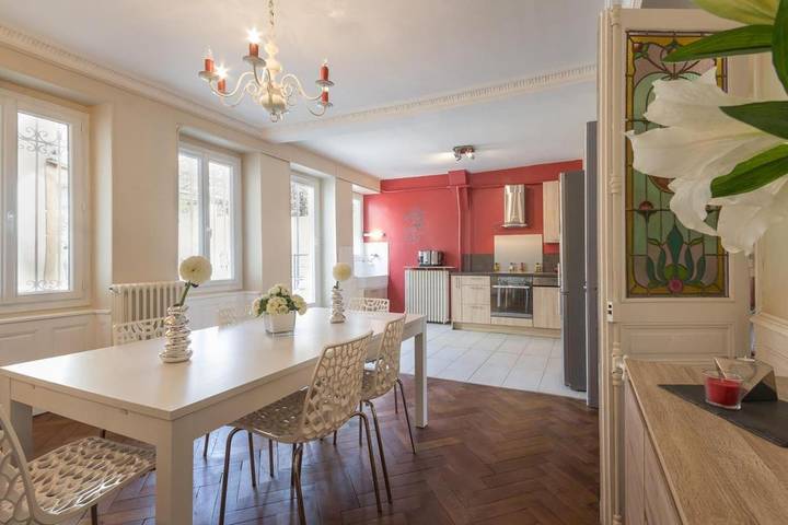 Maison de vacances pour 9 personnes, avec jardin