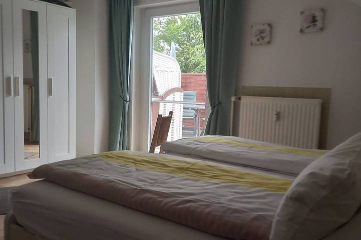 Ferienwohnung für 3 Personen, mit Balkon und Whirlpool sowie Terrasse und Garten in Leck - 3