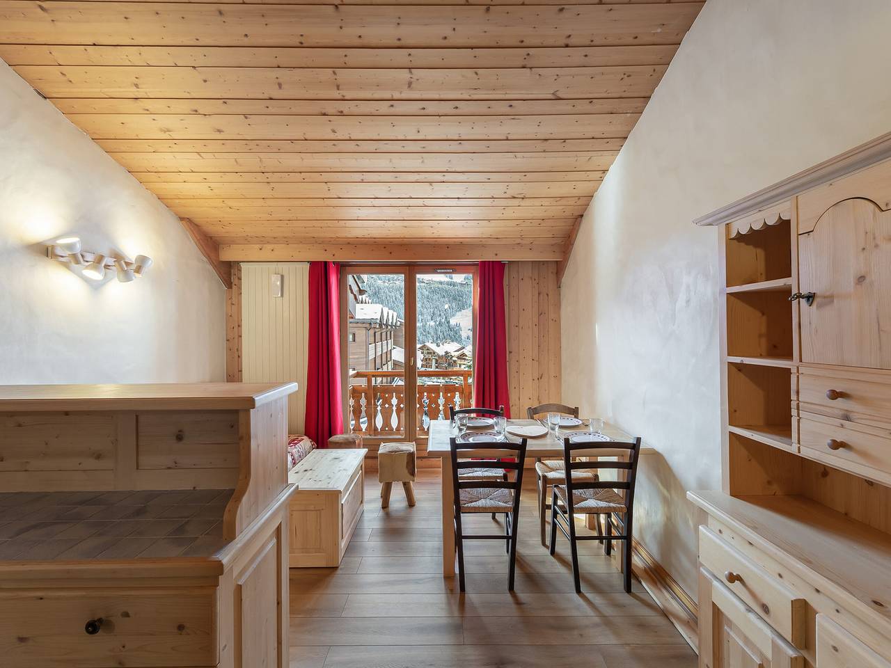 Ganzes Studio, Gemütliches Studio mit Mezzanin nahe Pisten - 4 Pers in Courchevel 1650 (Moriond), Saint-Bon-Tarentaise