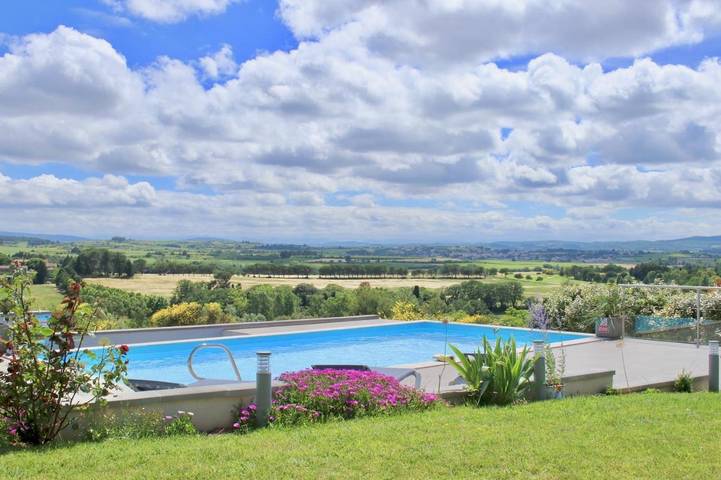 Chambre d’hôte pour 2 personnes, avec Terrasse ainsi que Jardin et Piscine