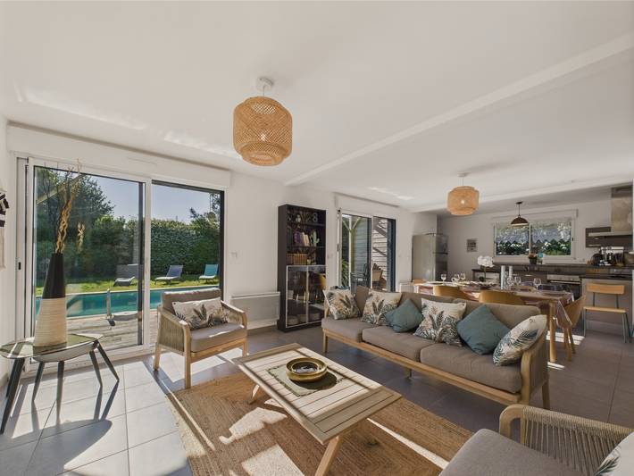 Location de vacances pour 8 personnes, avec jardin et terrasse à Saint-Vincent-sur-Jard - 2