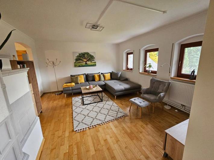 Ferienwohnung für 10 Personen, mit Ausblick und Garten