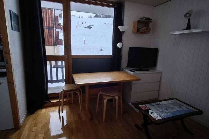 Ganze Wohnung, Studio Cabin 4Pers Esxpose Sud Pied Piste in La Plagne, La Plagne-Tarentaise
