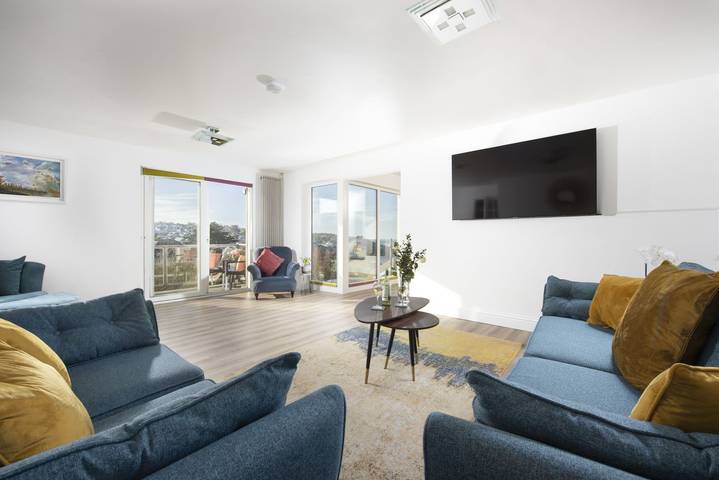 Cottage for 8 people, with garden and balcony, with pets in Carbis Bay