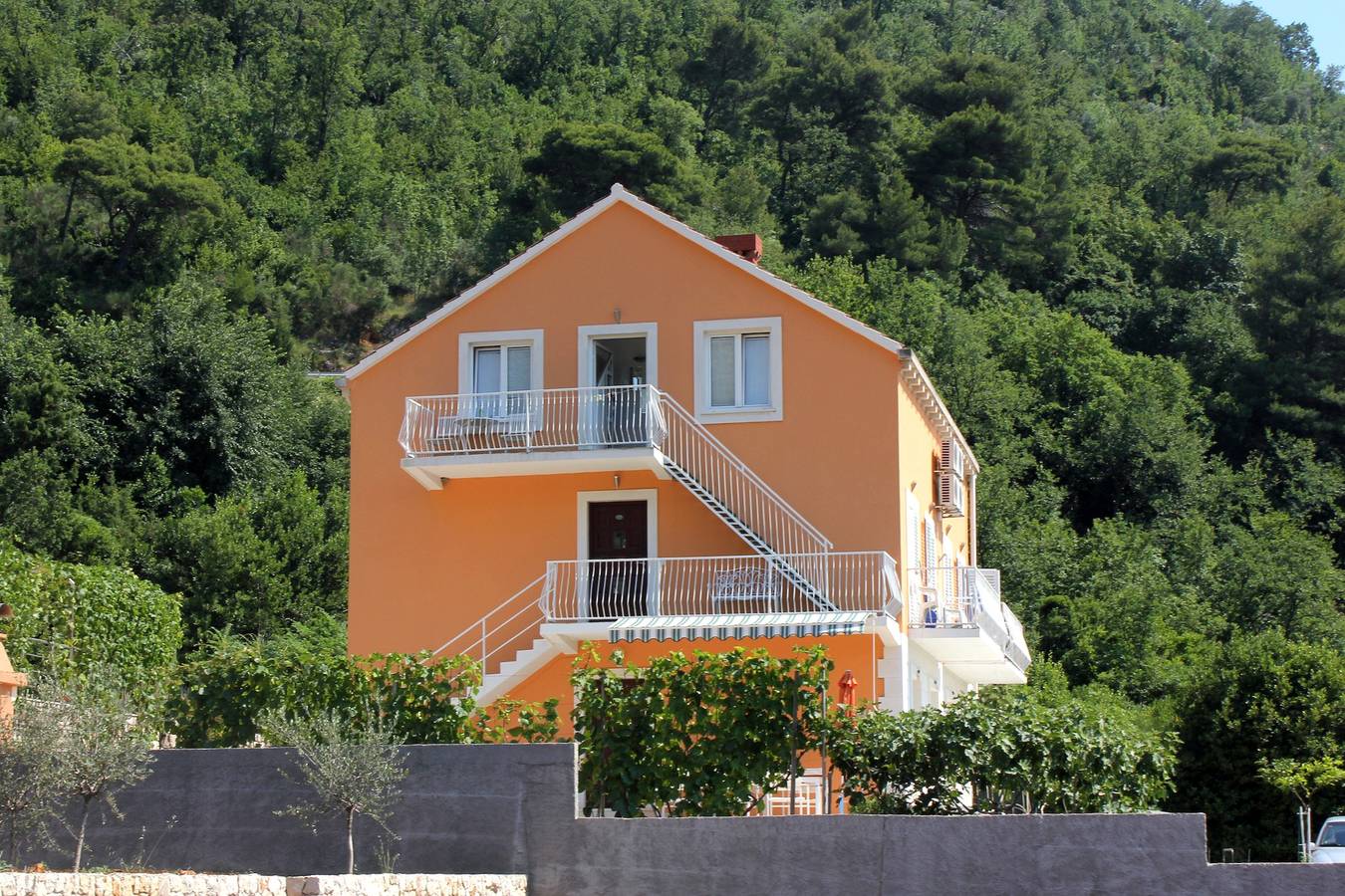 Appartement entier, Appartement de deux chambres avec la terrasse et la vue sur le mer Slano, Dubrovnik A-3184-b in Slano, Dubrovnik-Neretva