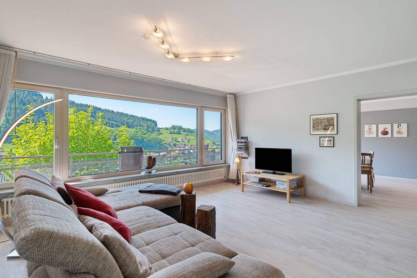 Ganze Wohnung, Ferienwohnung 'Kuckuckslockennest' mit Bergblick, privater Terrasse und Wi-Fi in Seebach, Mittlerer Schwarzwald