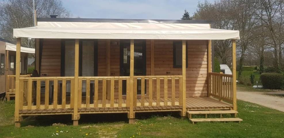 Mobil home pour 4 personnes, avec bassin pour enfant à Baye - 3
