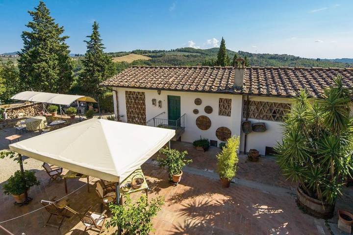 Appartamento per 2 persone, con Balcone e Giardino nonché Piscina e Panorama a Impruneta
