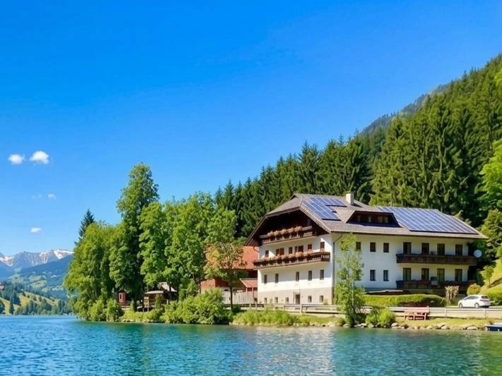 Ferienwohnung für 6 Personen, mit Balkon, mit Haustier in Feld am See
