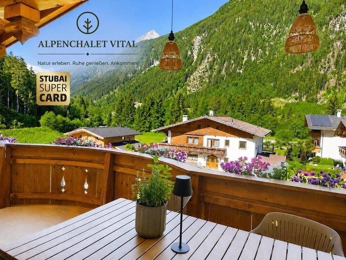 Chalet voor 4 personen, with Balkon and Sauna as well as Uitzicht in Neustift im Stubaital