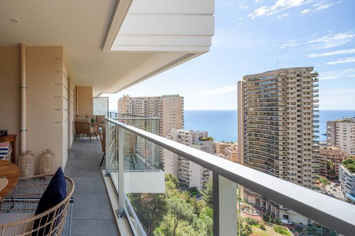 Apartamento para 4 personas, con Balcón y Piscina en Beausoleil