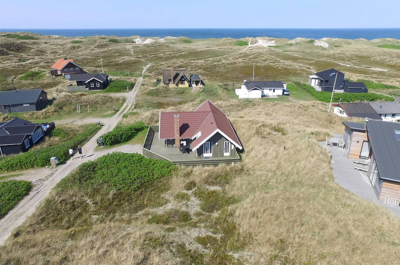 Feriehus for 6 personer med terrasse in Søndervig, Holmsland Klit