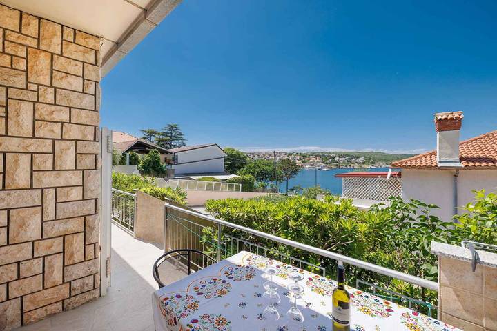 Appartement de vacances entier, Appartement de vacances avec climatisation front de mer in Silo (Krk), Krk