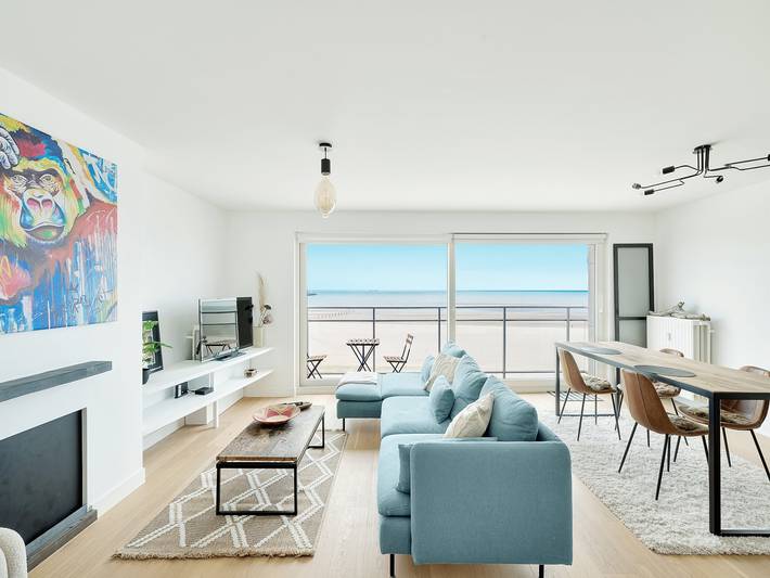 Ferienwohnung für 6 Personen, mit Terrasse und Ausblick in Knokke-Heist