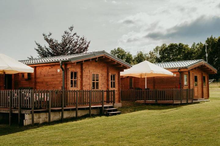 Ferienpark für 5 Personen, mit Terrasse und Garten sowie Ausblick in Tschechien